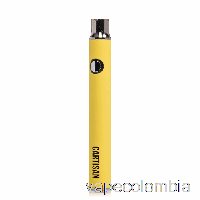 Vape Recargable Carisan Boton Vv 350 510 Bateria Amarillo